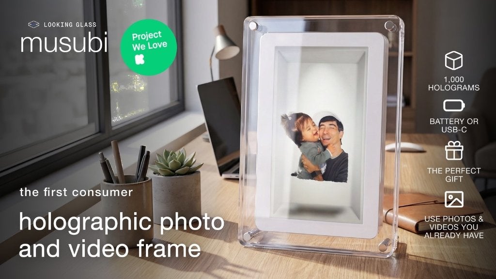 digitale fotolijst — looking glass: holographic photo frame, Overige merken, Nieuw, Kleiner dan 8 inch, 2 GB of meer