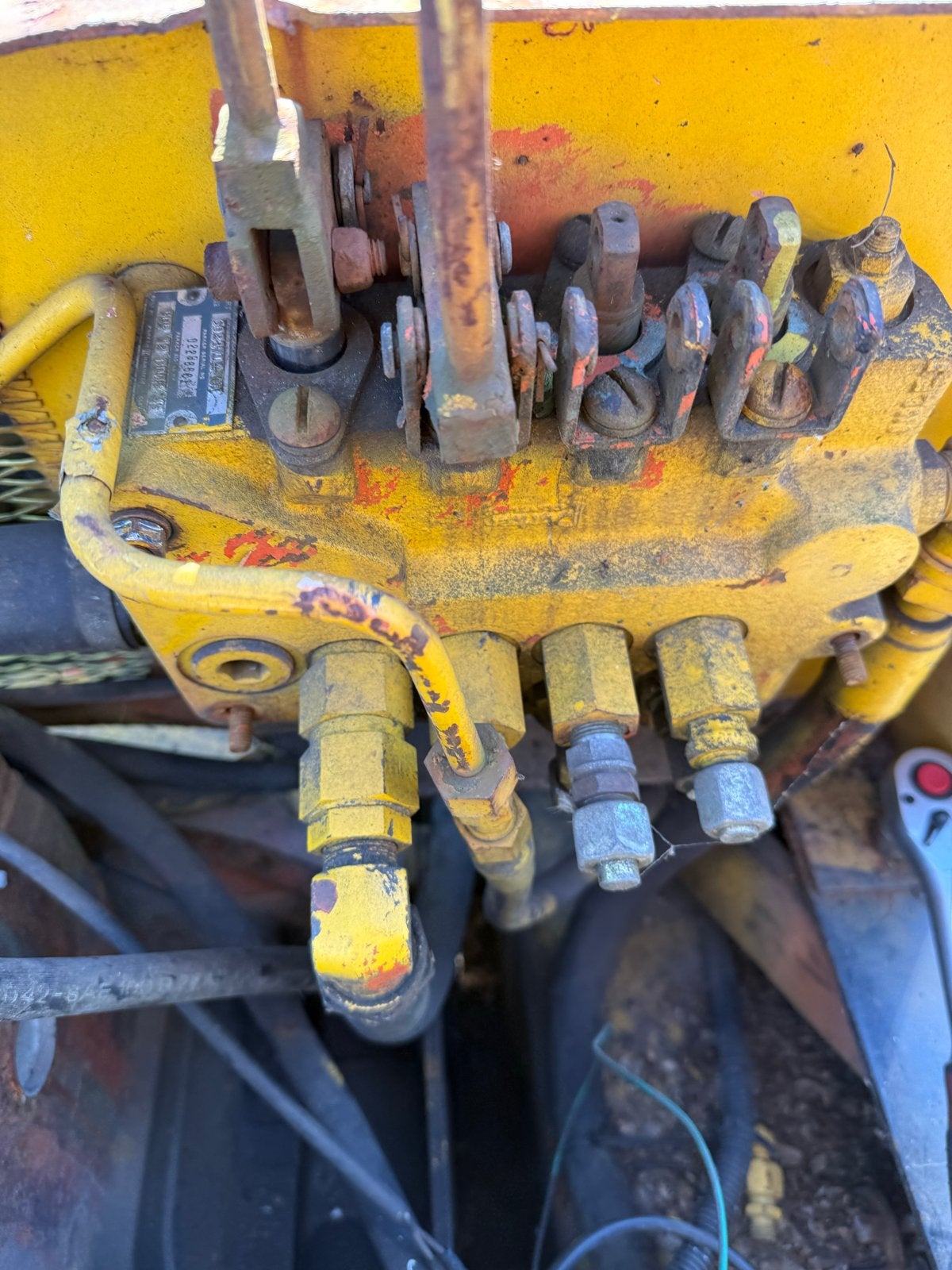 Heftruck Hydrauliek Ventiel Blok - 4 Ventielen, Ophalen, O, O, O