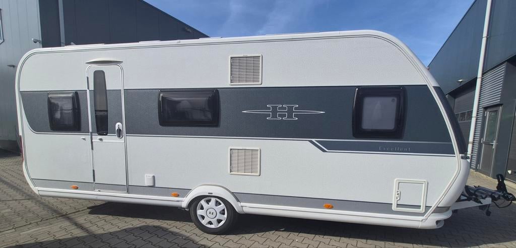 Hobby de luxe 540 kmfe met Mover en Stapelbed, Caravans en Kamperen, Caravans, Particulier, tot en met 6, 1250 - 1500 kg, Standaardzit