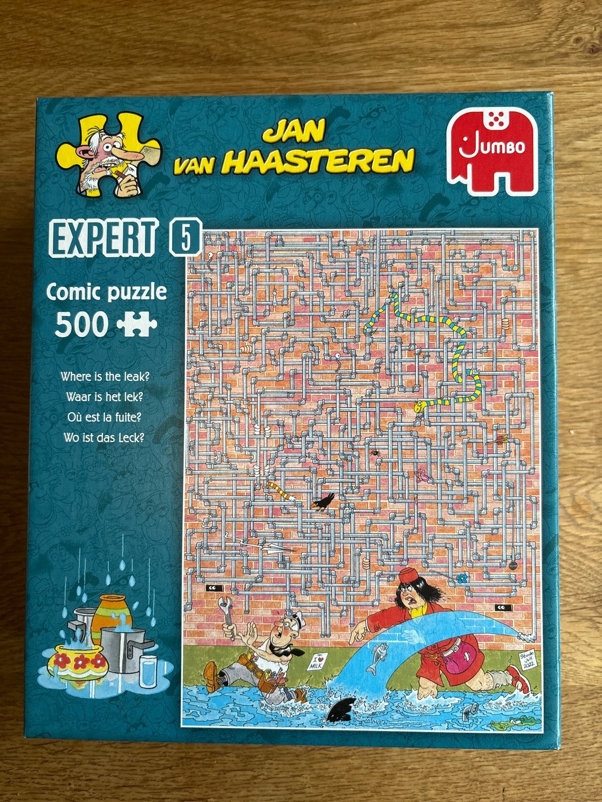 Jan van Haasteren Expert 5 - Waar is het lek?, Ophalen, 500 t/m 1500 stukjes, Zo goed als nieuw, Legpuzzel