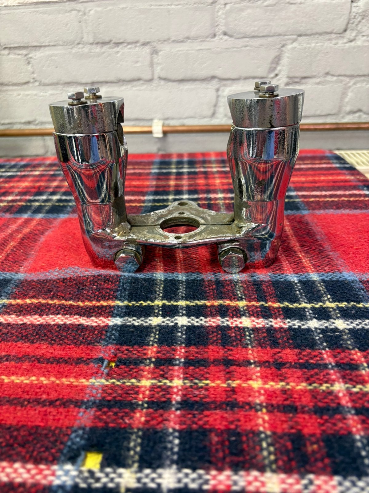 Springer vork top clamp/riser setup, Motoren, Onderdelen | Harley-Davidson, Ophalen of Verzenden, Nieuw