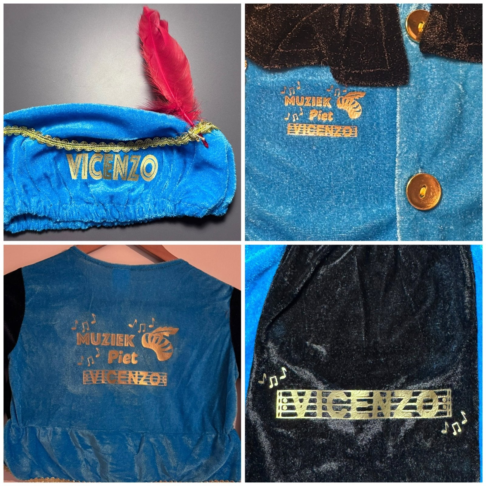 Gepersonaliseerde Pietenpakjes & Sinterklaasaccessoires!, Ophalen of Verzenden, Nieuw, Jongen of Meisje