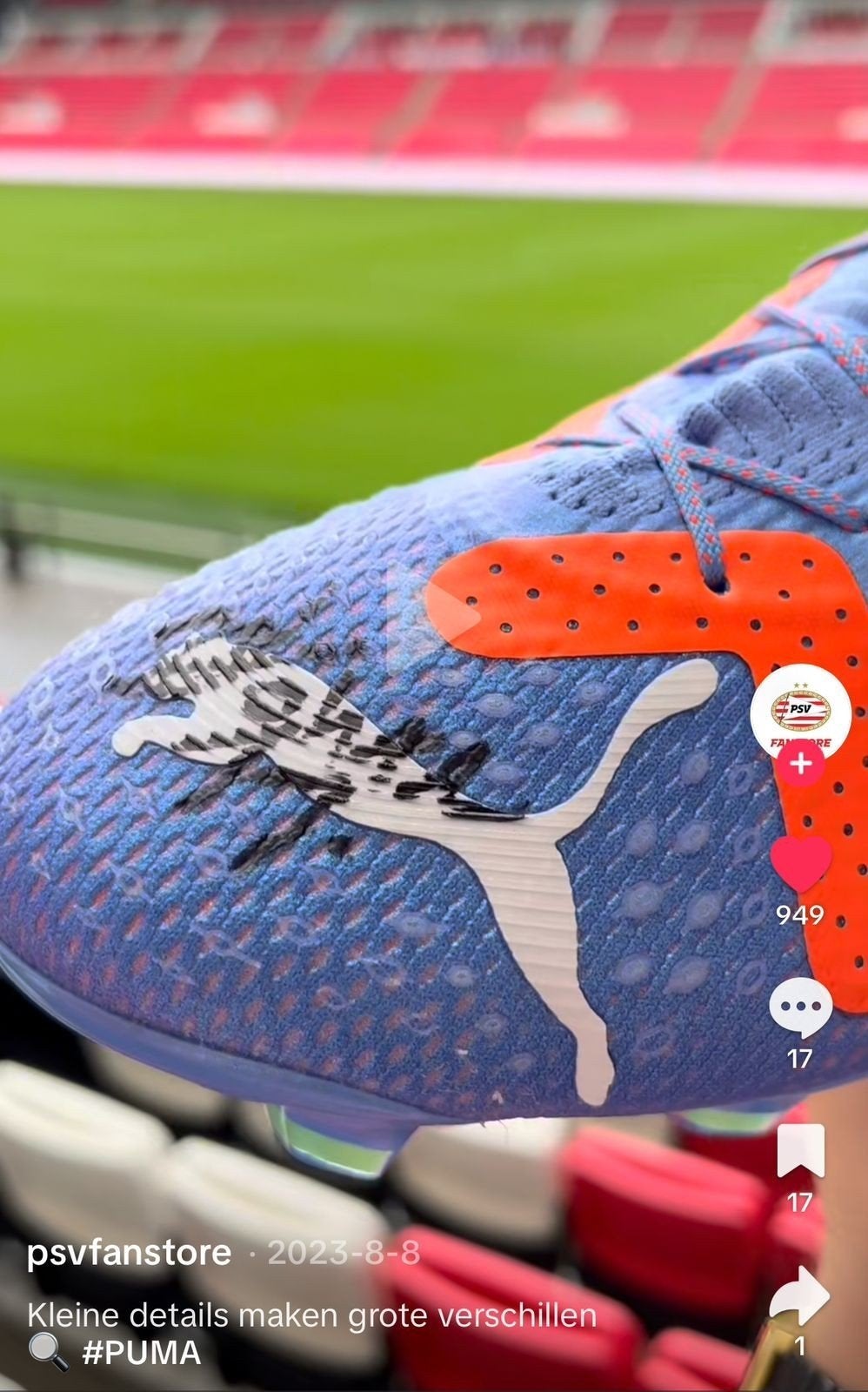Gesigneerde schoen Johan Bakayoko (PSV TikTok winactie), Ophalen, Zo goed als nieuw