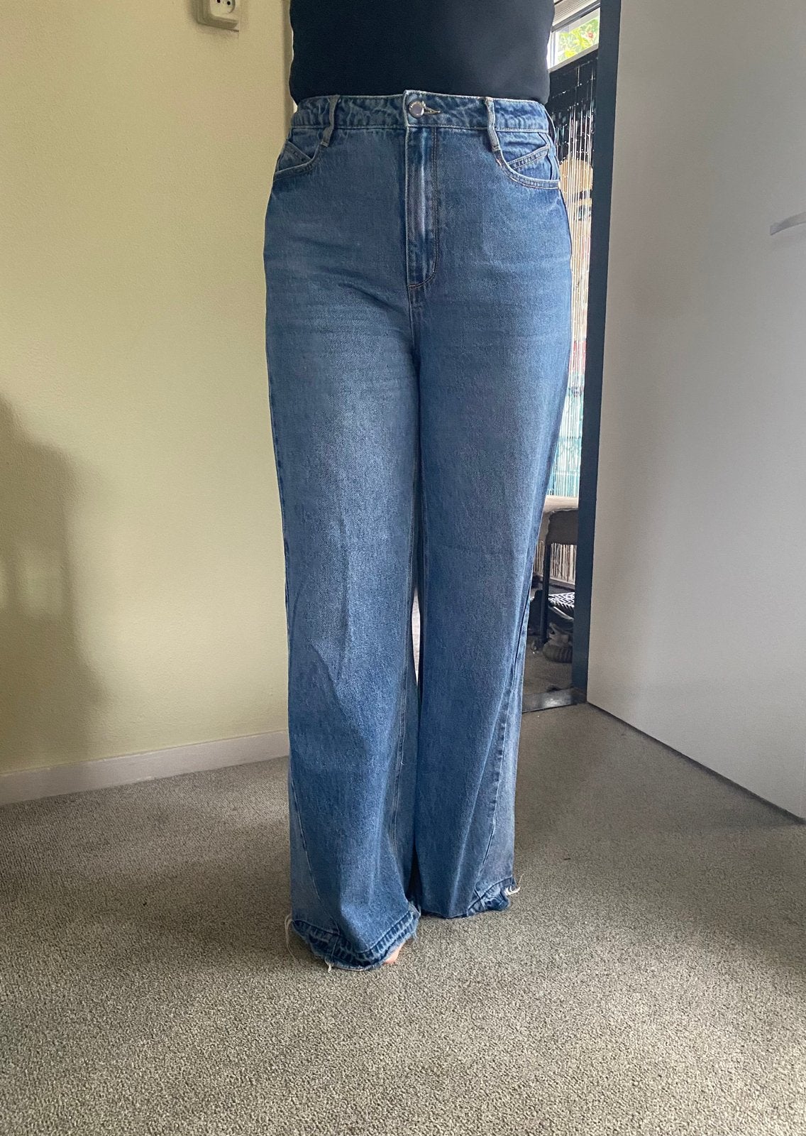 Jeans Fabienne Chapot Bonnie Wide Leg  31/34, Kleding | Dames, Ophalen of Verzenden, Zo goed als nieuw, Blauw, Overige jeansmaten