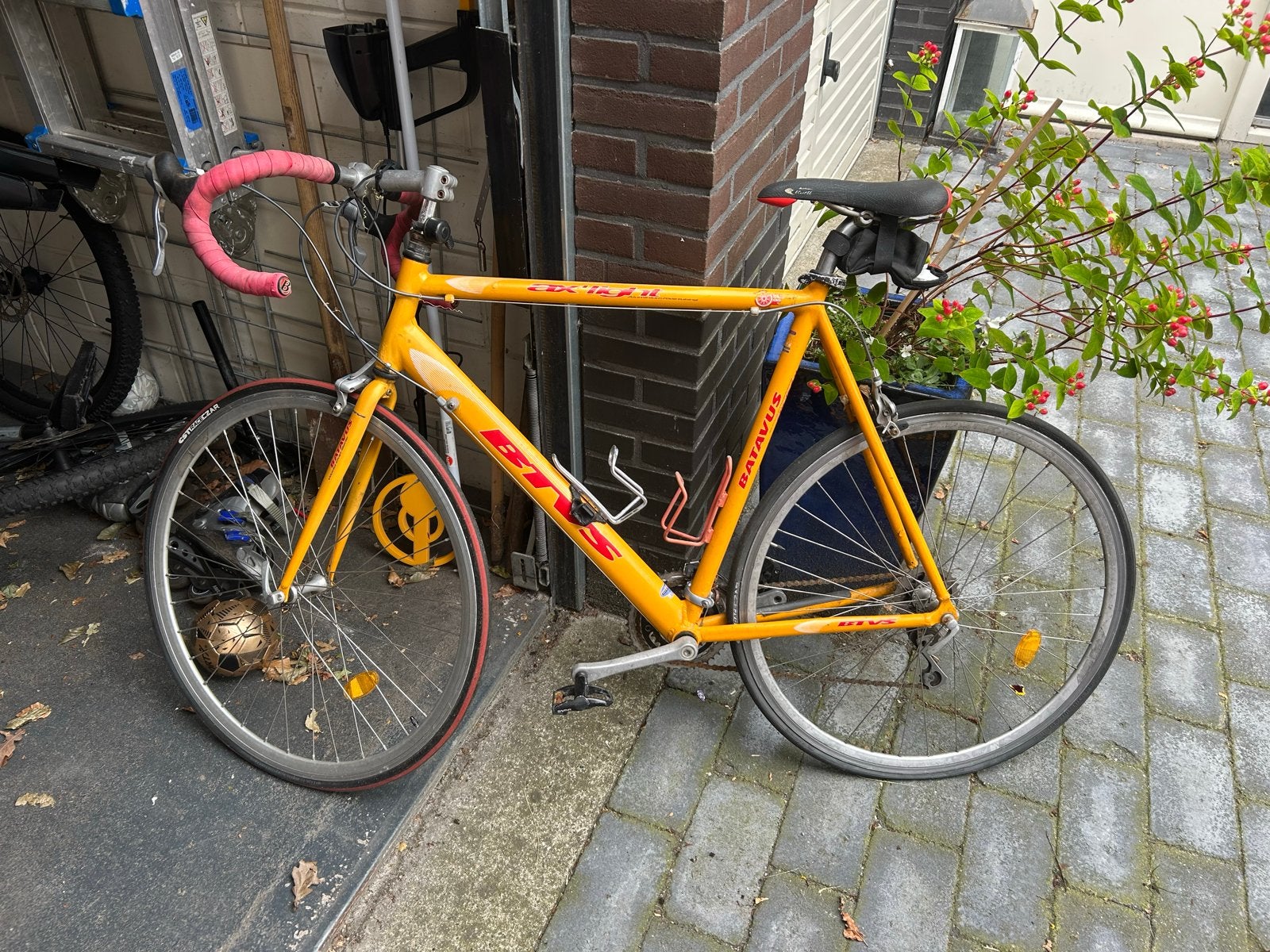 Batavus Racefiets - Geel, Gebruikt, Fietsen en Brommers, Fietsen | Racefietsen, Ophalen, 28 inch, Gebruikt, Batavus