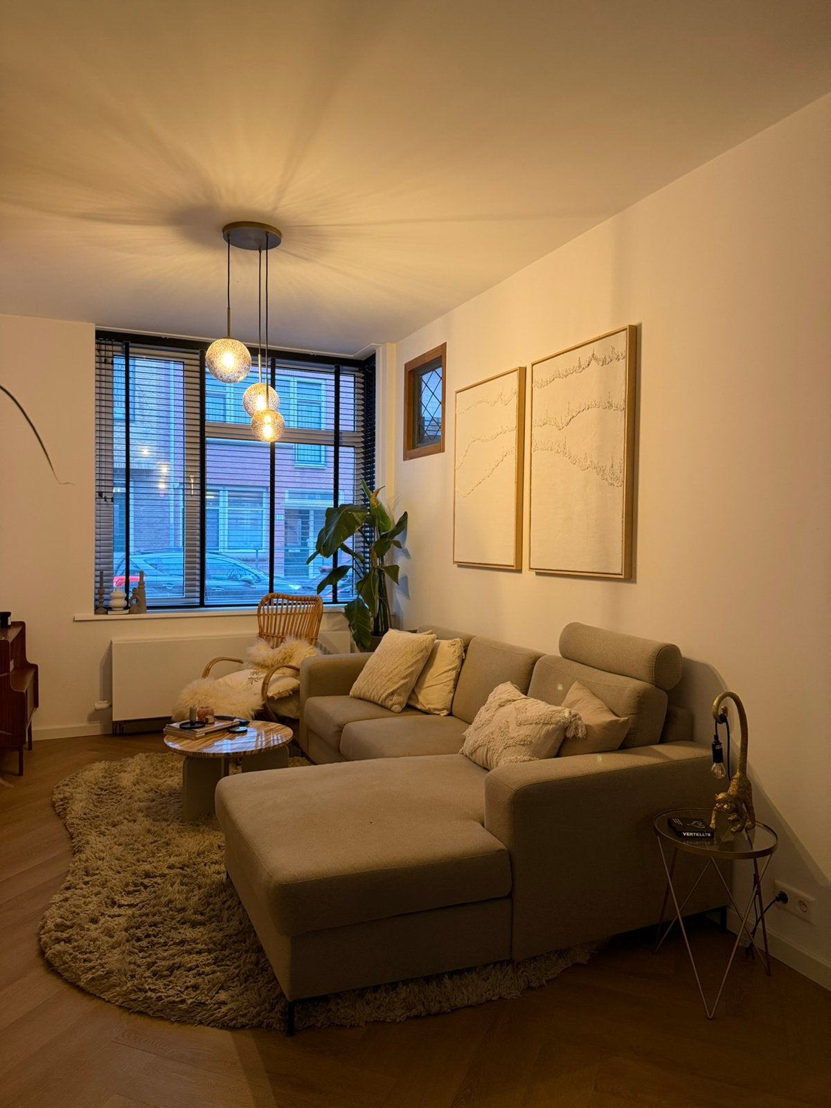 Tweede hands hoekbank te kooo – chaise longue rechts, Huis en Inrichting, Ophalen, Gebruikt, Vierpersoons of meer, Stof