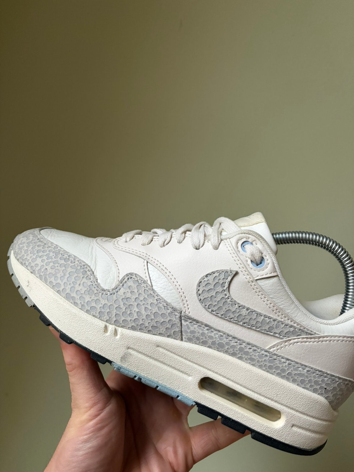 Nike Air Max 1 Safari Summit White / 39, Wit, Ophalen of Verzenden, Sneakers of Gympen, Zo goed als nieuw