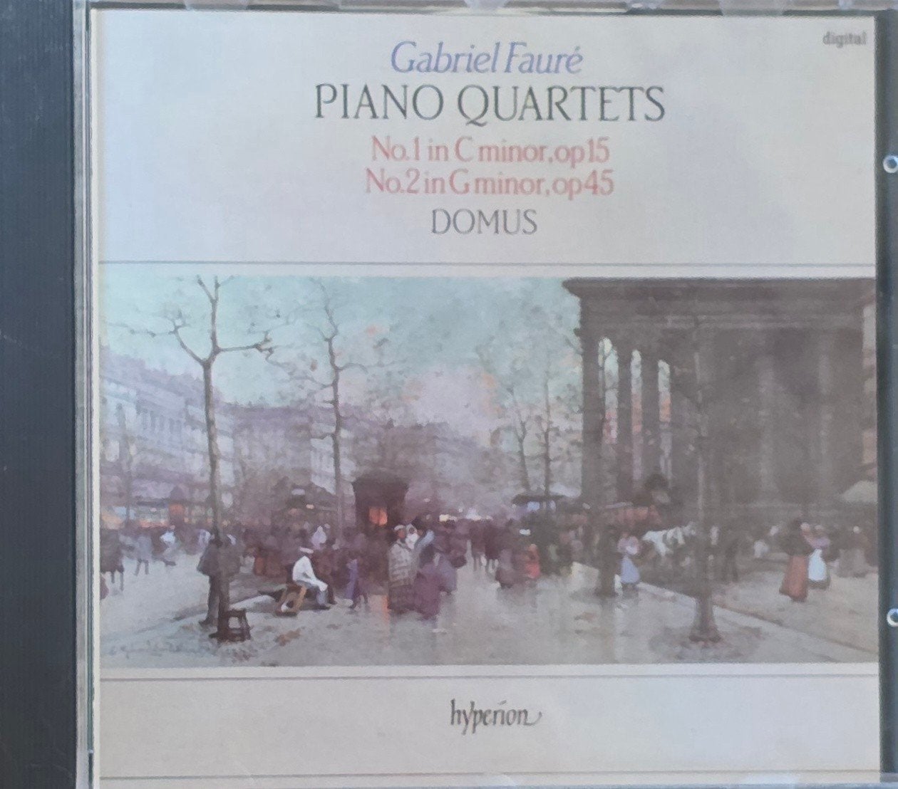 Gabriel Fauré: Piano Quartets No. 1 & 2 - Domus, Cd's en Dvd's, Ophalen of Verzenden, Romantiek, Zo goed als nieuw, Kamermuziek