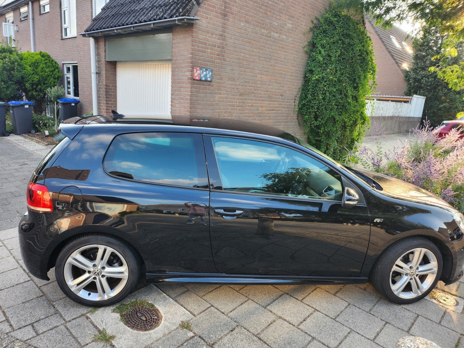 Volkswagen Golf 1.4 TSI 90KW 2012 Zwart, Auto's, Stof, Automatische klimaatregeling, Handgeschakeld, Grijs