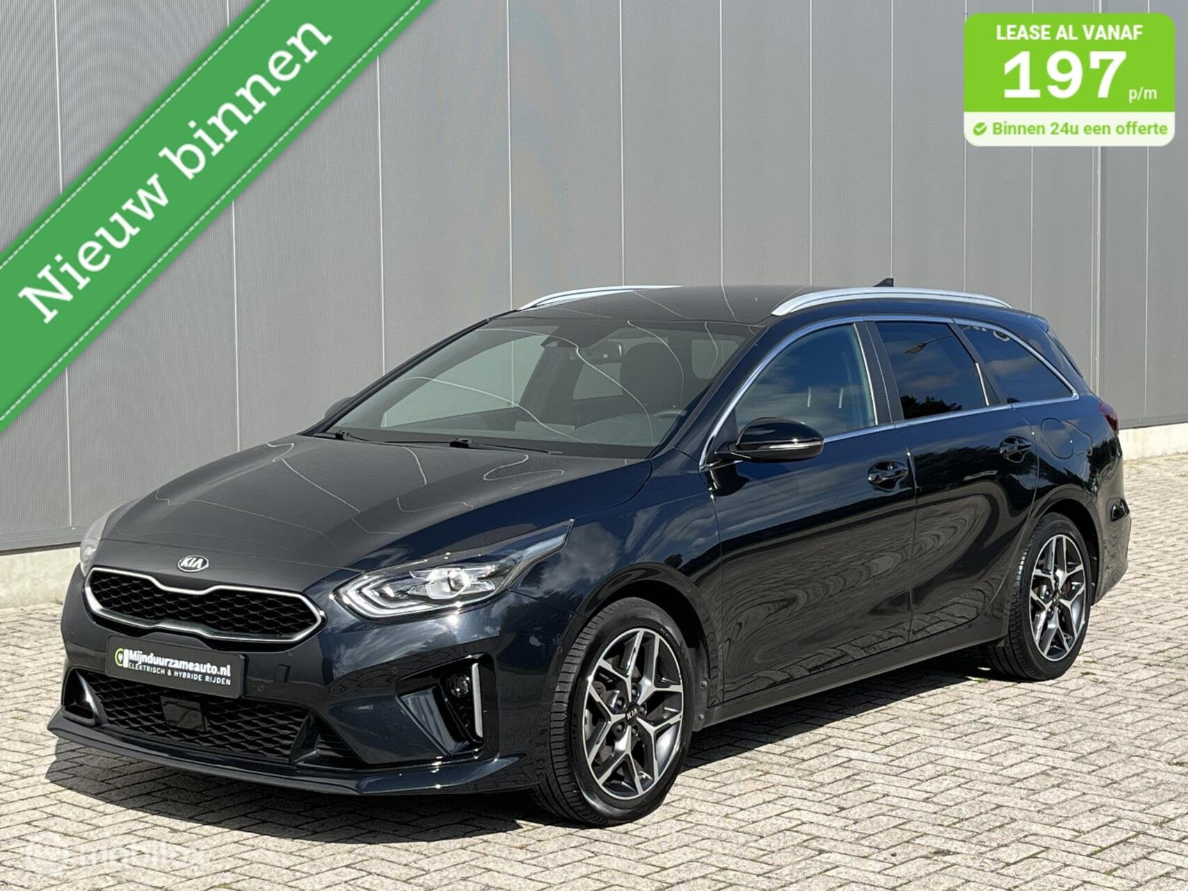 Kia Ceed Sportswagon 1.0 T-GDi GT-Line , Camera, Led, Vol !, Voorwielaandrijving, Gebruikt, Leder en Stof, Zwart