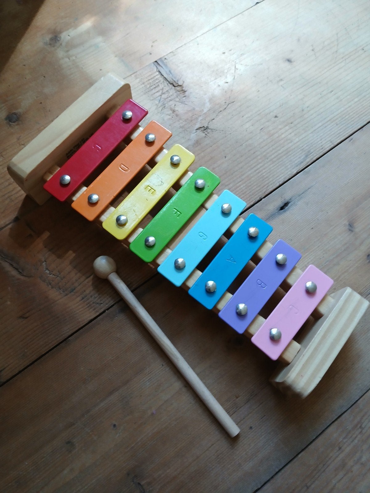 kinder xylofoon, Ophalen, Melodische percussie