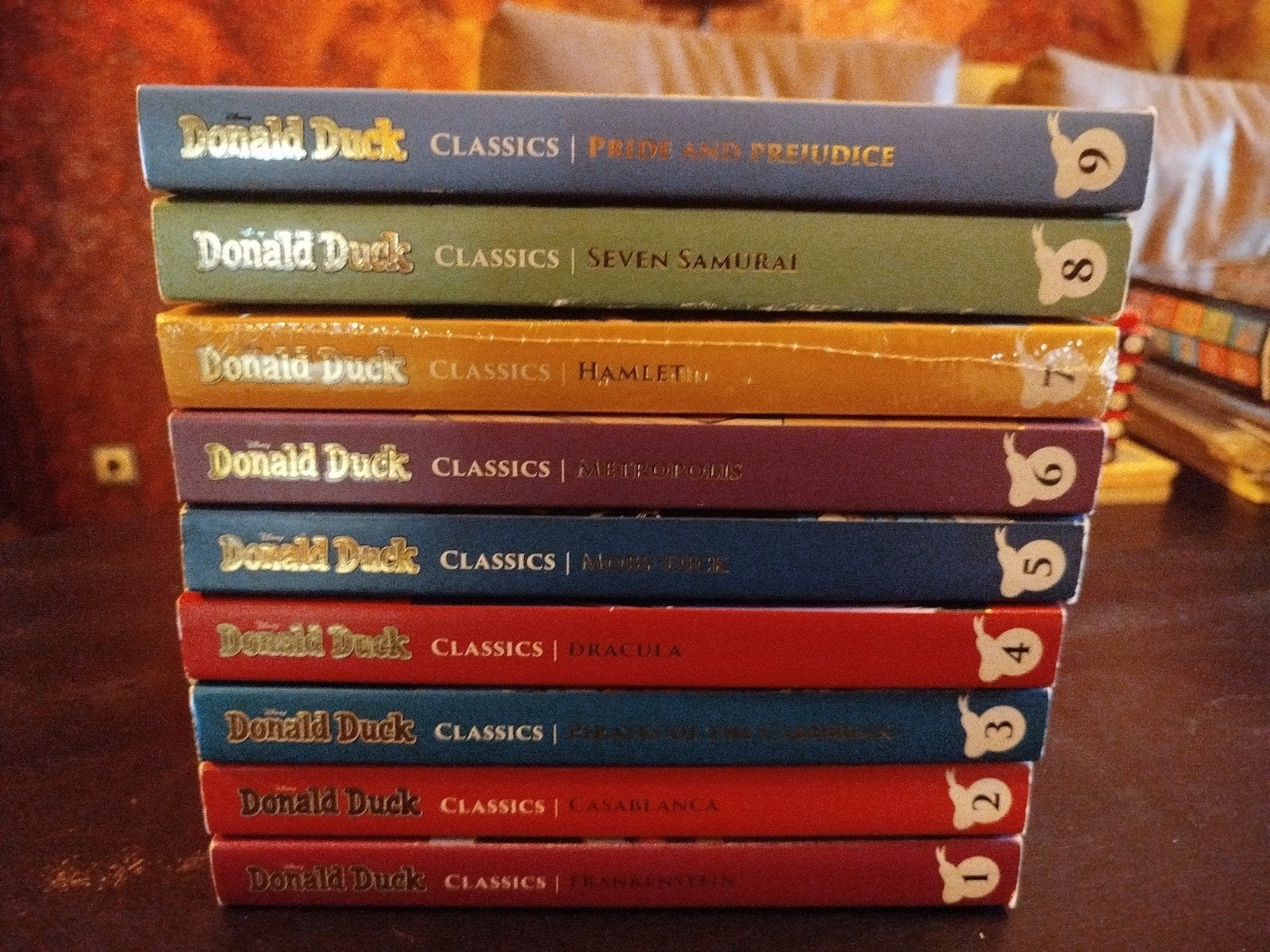 prachtige complete set Donald Duck Classics 1 tot 9 compleet, Boeken, Complete serie of reeks, Ophalen of Verzenden, Zo goed als nieuw