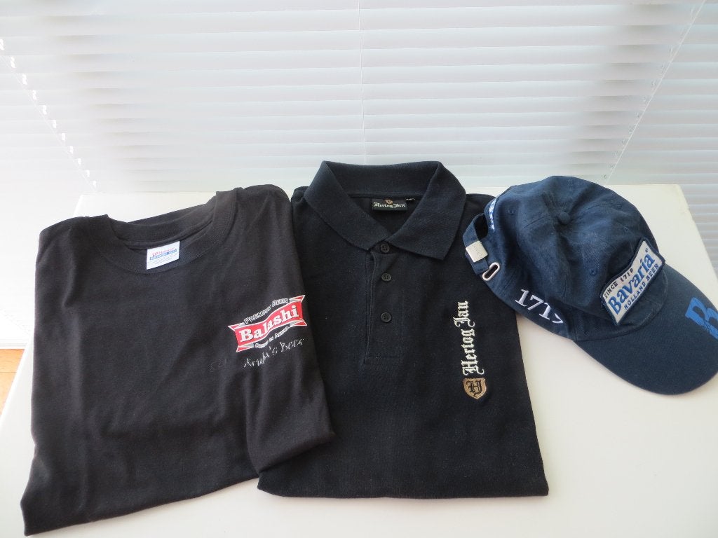 Hertog Jan Polo Zwart Balashi Tshirt Zwart Bavaria Pet Blauw, Verzamelen, Ophalen of Verzenden, Nieuw, Kleding, Bavaria