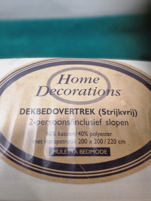 dekbedovertrek nieuw 2 persoons home decorations, Huis en Inrichting, Slaapkamer | Beddengoed, Ophalen of Verzenden, 'T Olde Gre-j