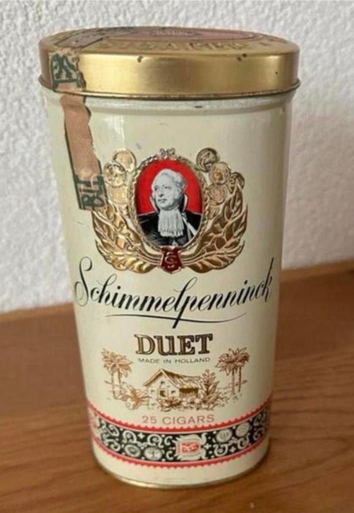 Bijzonder sigaren blik van Schimmelpeninck, Verzamelen, Blikken, Ophalen of Verzenden, Gebruikt, Overige