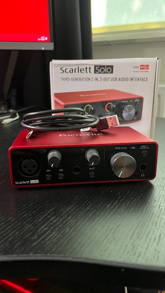 Focusrite Scarlett Solo 3rd Gen, Ophalen, Nieuw, Focusrite