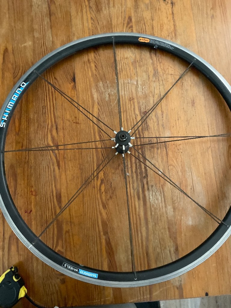 Shimano voorwiel 28 inch (700C) – aluminium velg, Wiel, Alpina Clubb, Gebruikt, Ophalen of Verzenden