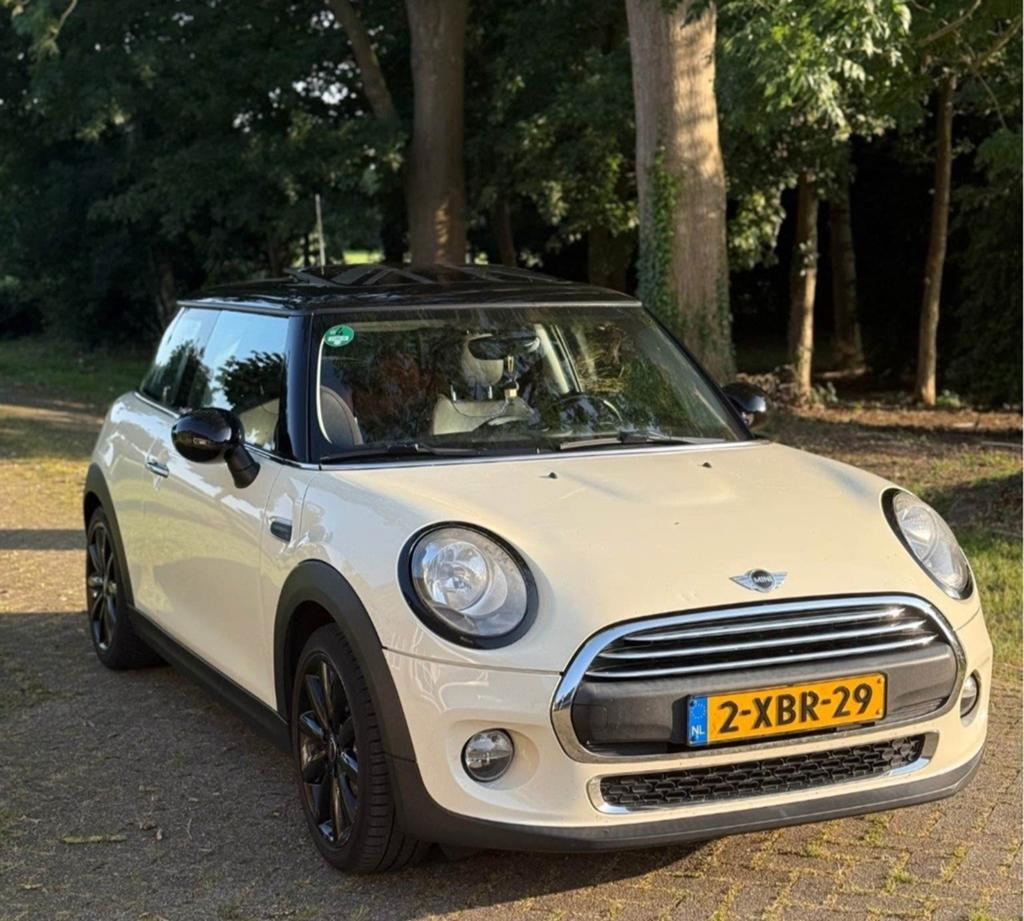 Mini 1.5 D ONE 70KW 2014 Wit nieuwe  apk 4/27, Auto's, Voorwielaandrijving, 95 pk, 4 stoelen, Wit