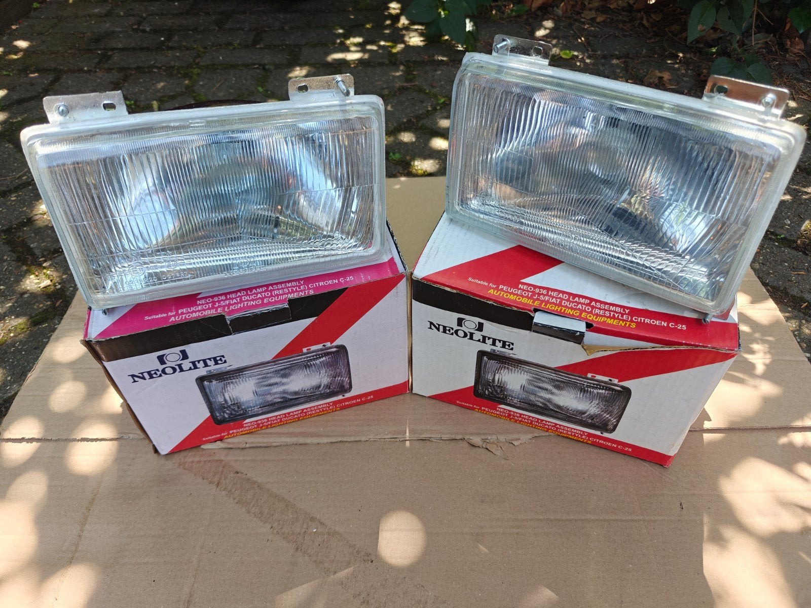 Nieuwe koplampen Peugeot J5, Citroën C25, Ducato, Auto-onderdelen, Verlichting, Ophalen of Verzenden, Nieuw, Citroën