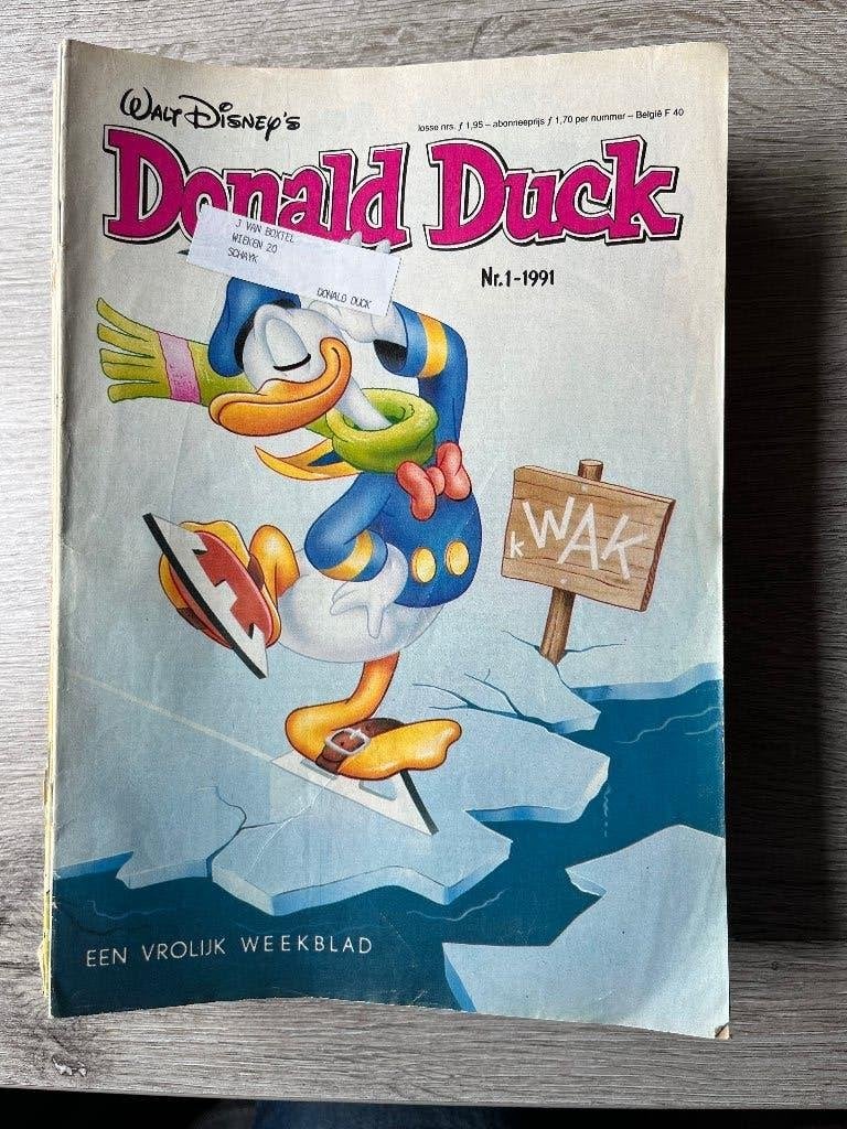 Strips Donald Duck jaargang 1991, Boeken, Gelezen, Amerika, Ophalen of Verzenden, Meerdere comics