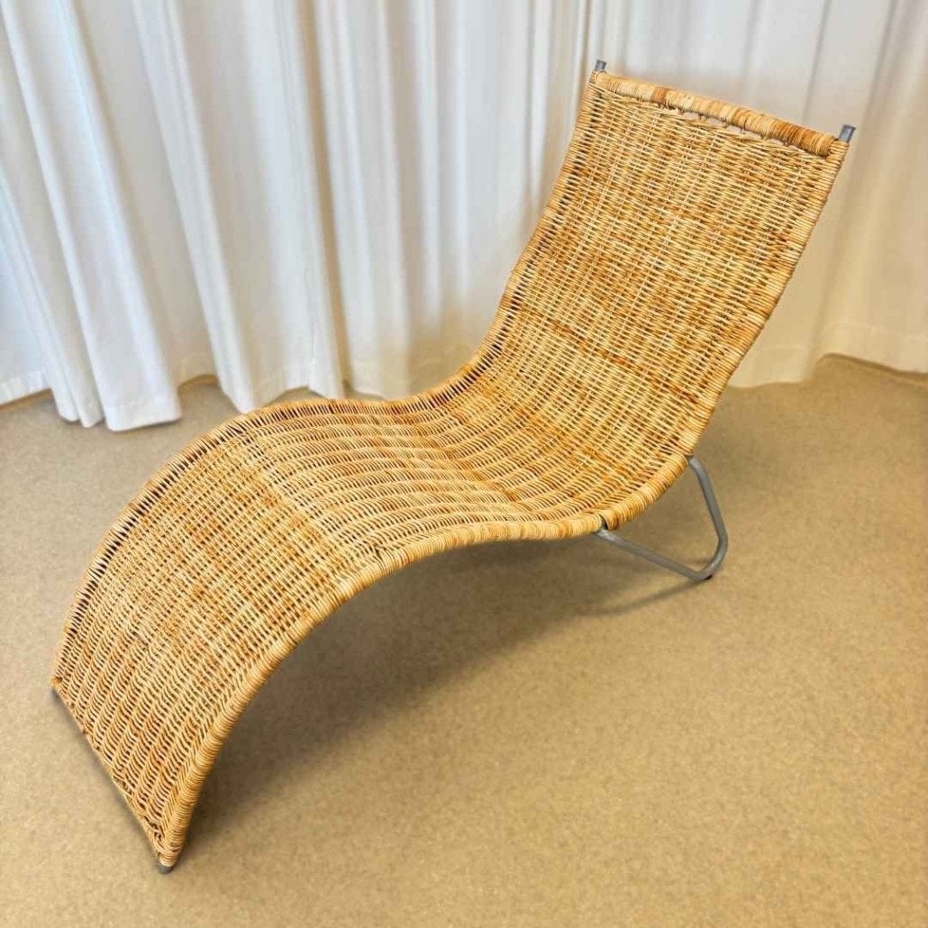 Vintage Designer IKEA Lounge Stoel Jaren '70 Rotan, Huis en Inrichting, Stoelen, Gebruikt, Overige kleuren, Vintage, Riet of Rotan