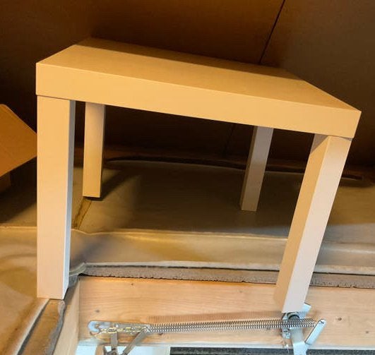 IKEA LACK bijzettafel - zo goed als nieuw, Huis en Inrichting, Tafels | Bijzettafels, Ophalen, Minder dan 45 cm, Minder dan 55 cm