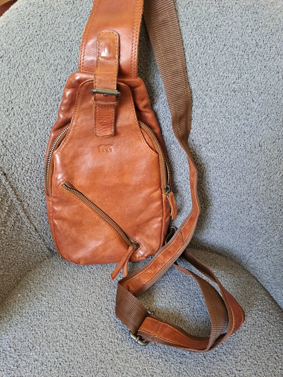 Bear Design, sling bag, Cognac., Ophalen of Verzenden, Zo goed als nieuw, Bruin, Overige typen