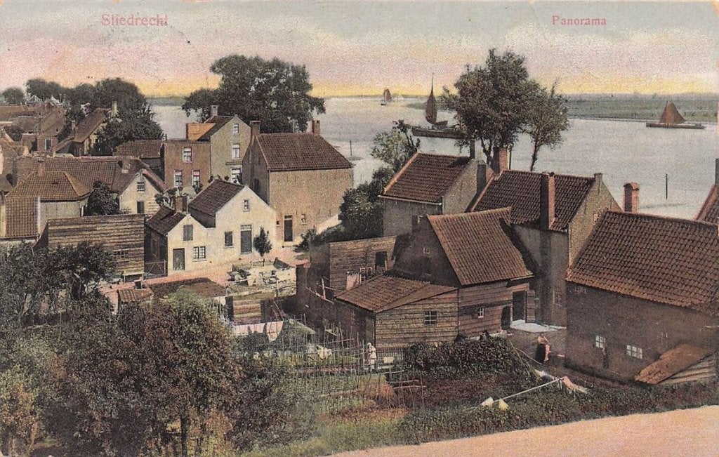 703-080-023 Sliedrecht Panorama, Verzenden, Voor 1920, Zuid-Holland