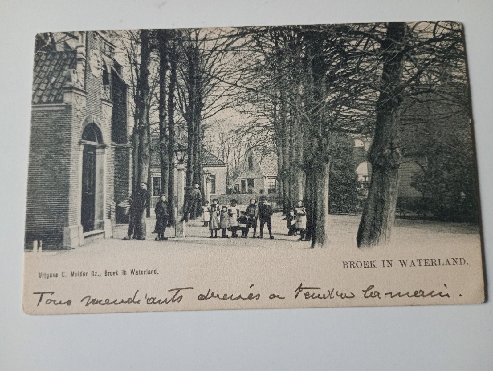 Broek in Waterland 1903, Ophalen of Verzenden, Voor 1920, Gelopen, Noord-Holland
