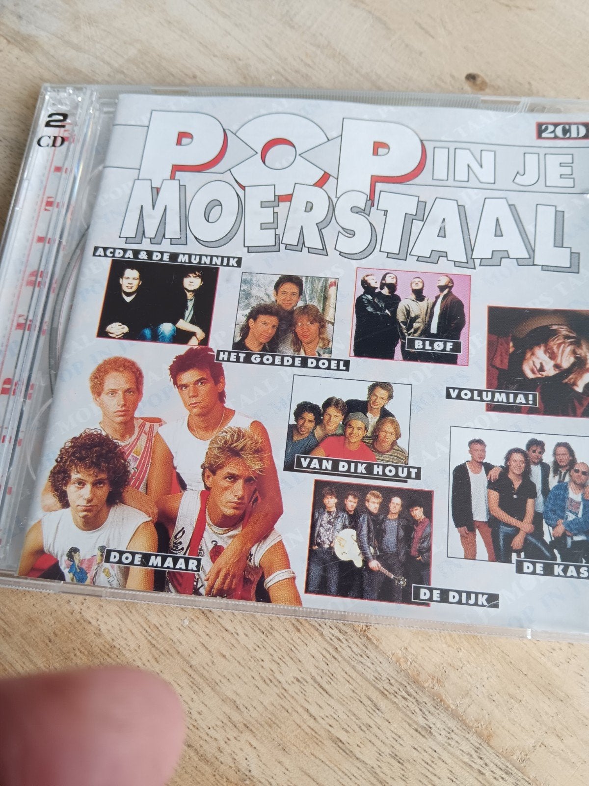 Pop In Je Moerstaal - 2CD Verzamelalbum, Gebruikt, Pop, Ophalen of Verzenden, Verzamelalbum