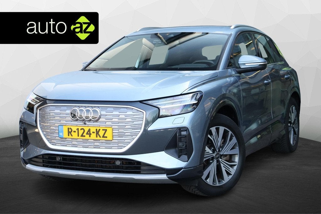 Audi Q4 e-tron 40 Advanced edition 77 kWh / Camera / Head Up, Auto's, Audi, Gebruikt, Zwart, Blauw, Q4 e-tron