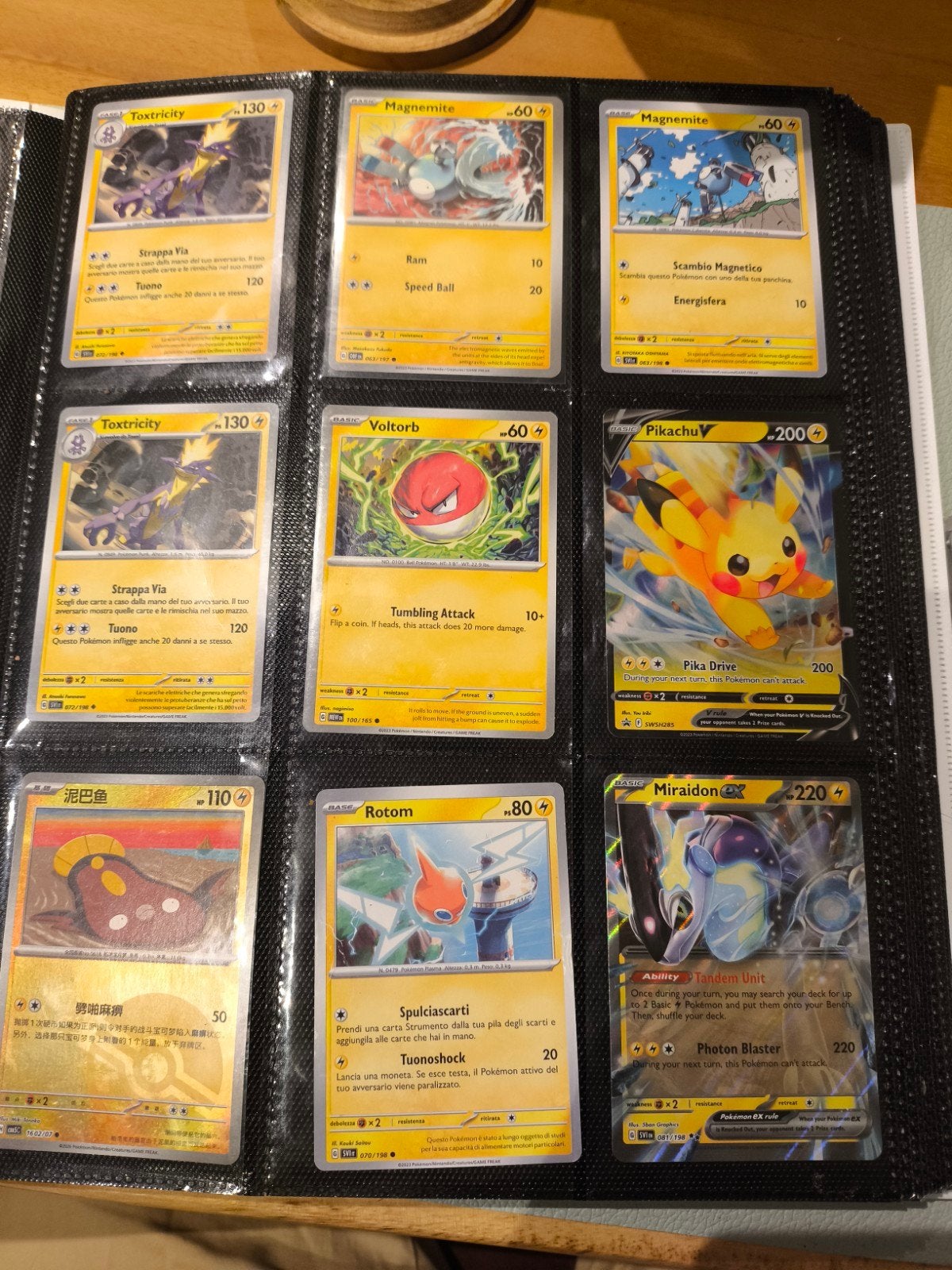 Pokémon Kaarten Map met diverse kaarten - Scarlet & Violet, Ophalen