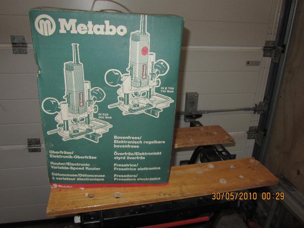 Metabo bovenfrees NIEUW plus set frezen, Ophalen, Nieuw, Bovenfrees, Metabo