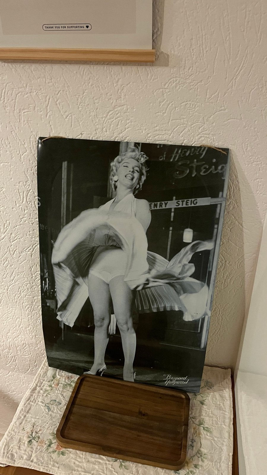 Marilyn Monroe 'The Seven Year Itch' metalen poster, Ophalen, 50 – 75, Gebruikt, Foto of Poster