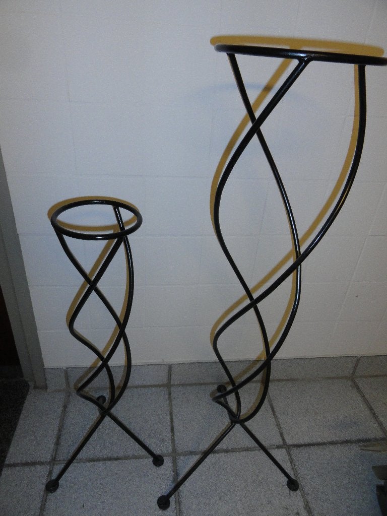 1 grote en 1 kleine (planten)standaard z.g.a.n., Ophalen, Zo goed als nieuw