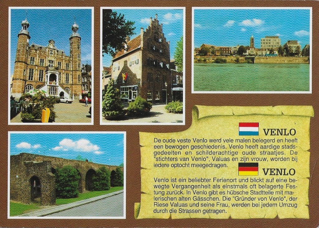 Venlo ongelopen ansichtkaart ( a569), Ophalen of Verzenden, 1980 tot heden, Ongelopen, Limburg