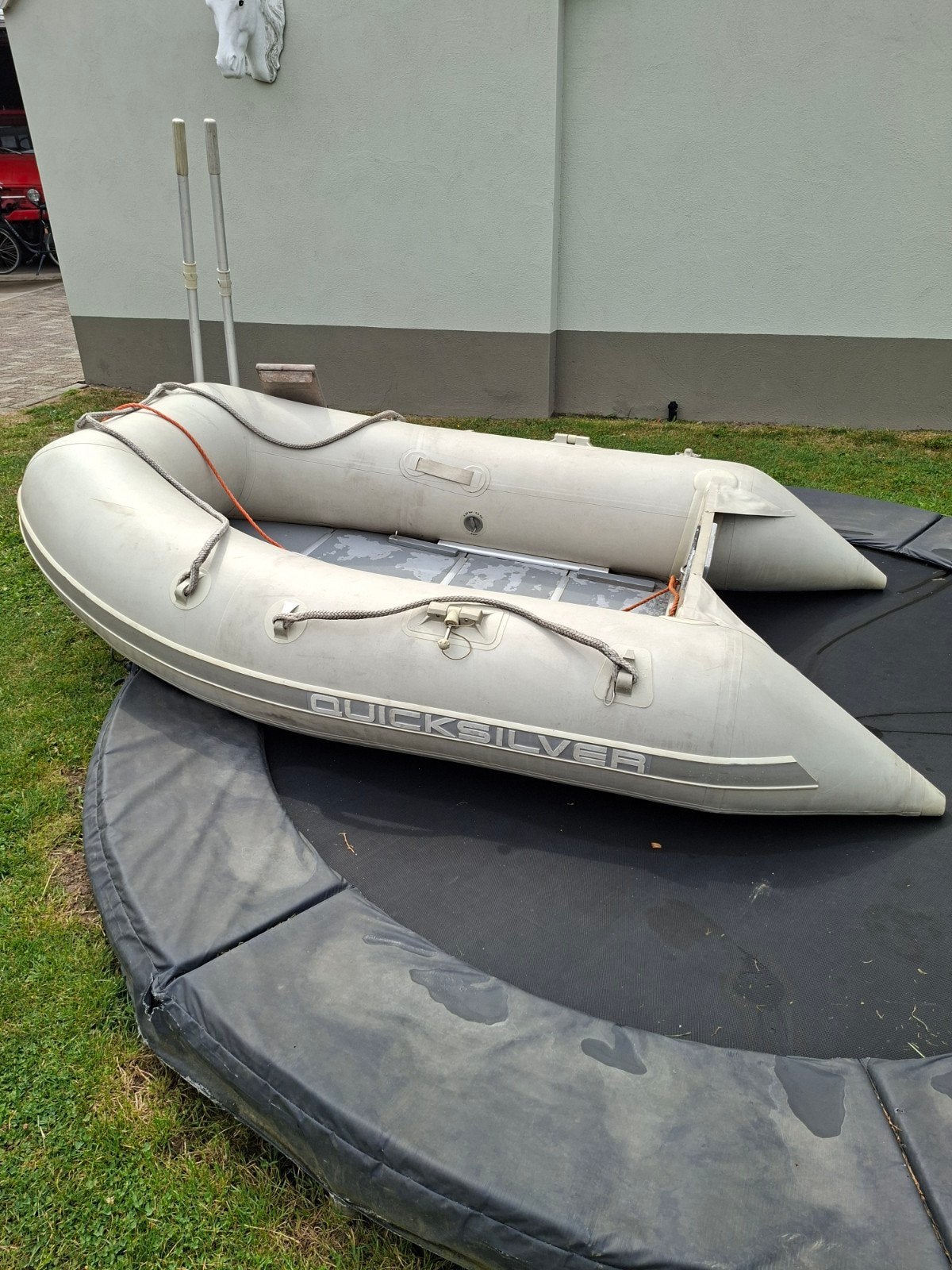 rubber  boot + buiten boord motor, Watersport en Boten, Ophalen, Gebruikt, Minder dan 5 pk, Buitenboordmotor