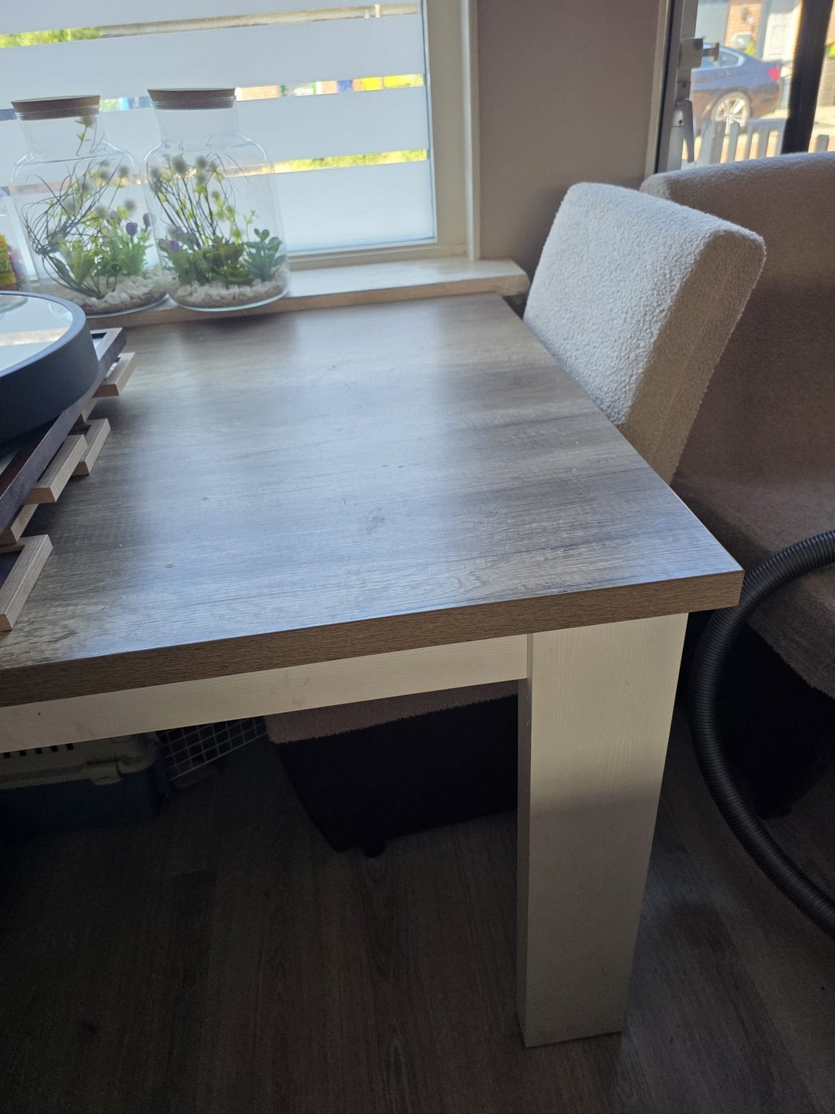 Eettafel incl stoelen, Ophalen, 50 tot 100 cm, 150 tot 200 cm, Zo goed als nieuw