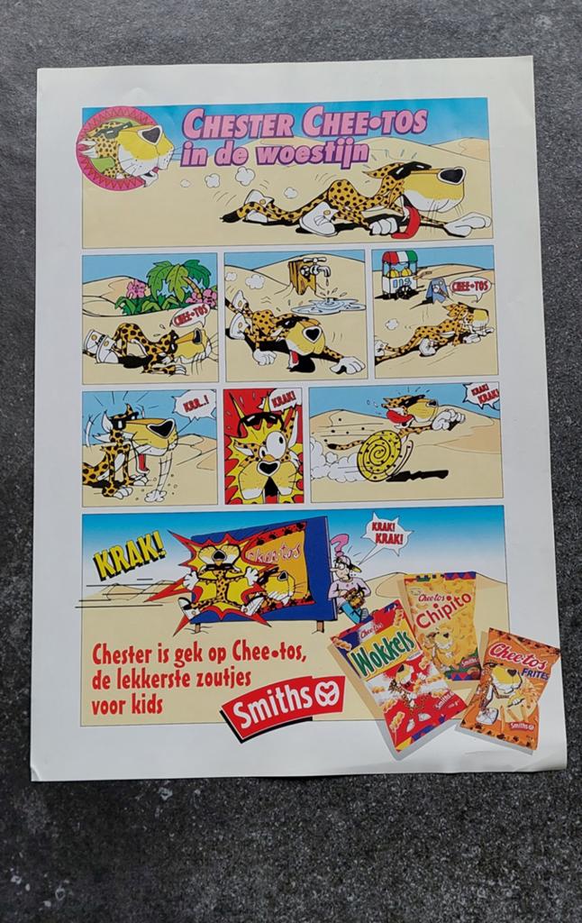 Flippo Chester Strip, Ophalen of Verzenden, Spiek, Map, Album of Poster, Met verzamelmap(pen)
