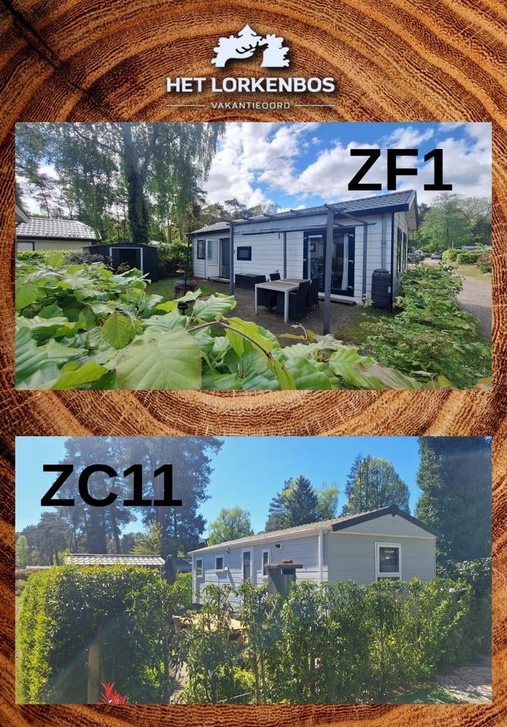 Chalets op vaste jaarplaats 2x, Tot en met 4