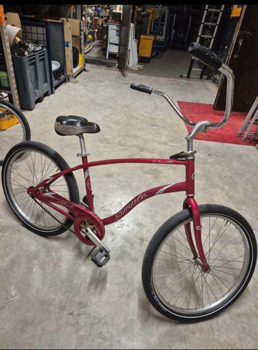 simple fiets, Ophalen, Gebruikt