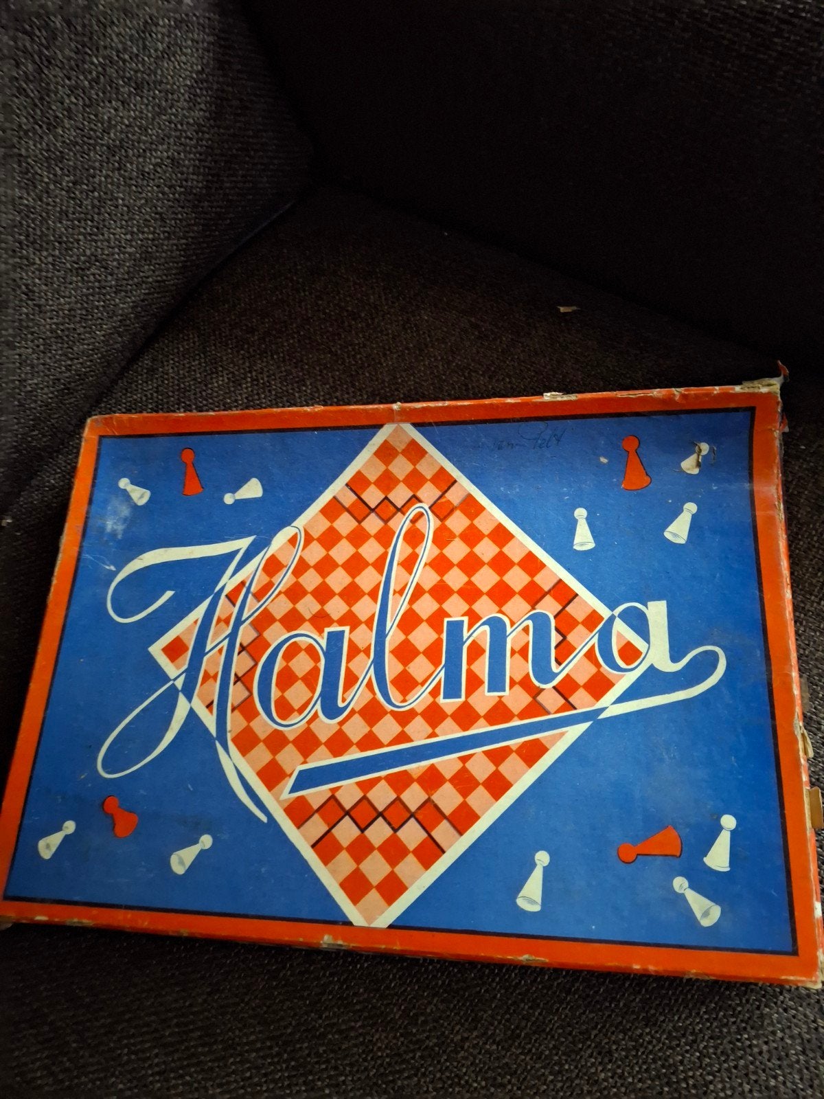 Halma bordspel jaren 60, Ophalen of Verzenden, Gebruikt