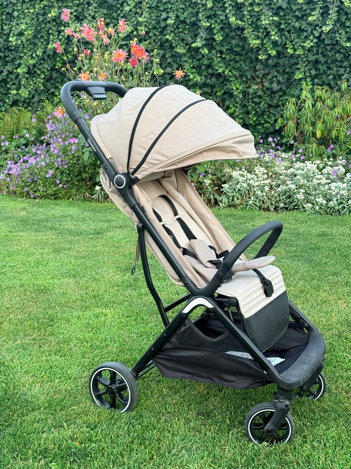 Giordani G-Touch Buggy prenatal- Beige/Nougat met Zonnekap, Ophalen, Gebruikt, Overige merken, Zonnekap