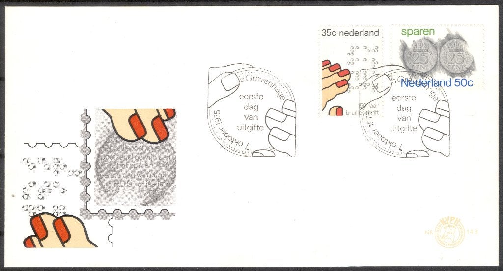 E143 - braille / sparen, Verzenden, Onbeschreven, Nederland