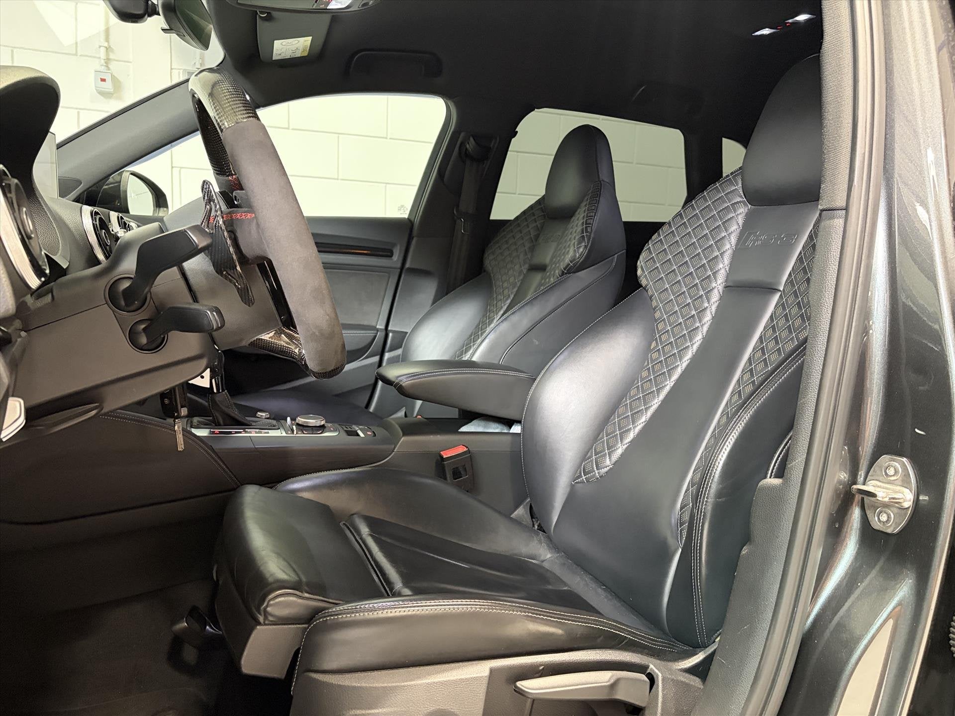 Audi Rs3 2.5TFSI 367PK, B&O, Schaalstoelen, Milltek, Maxton, Gebruikt, RS3, 367 pk, Leder