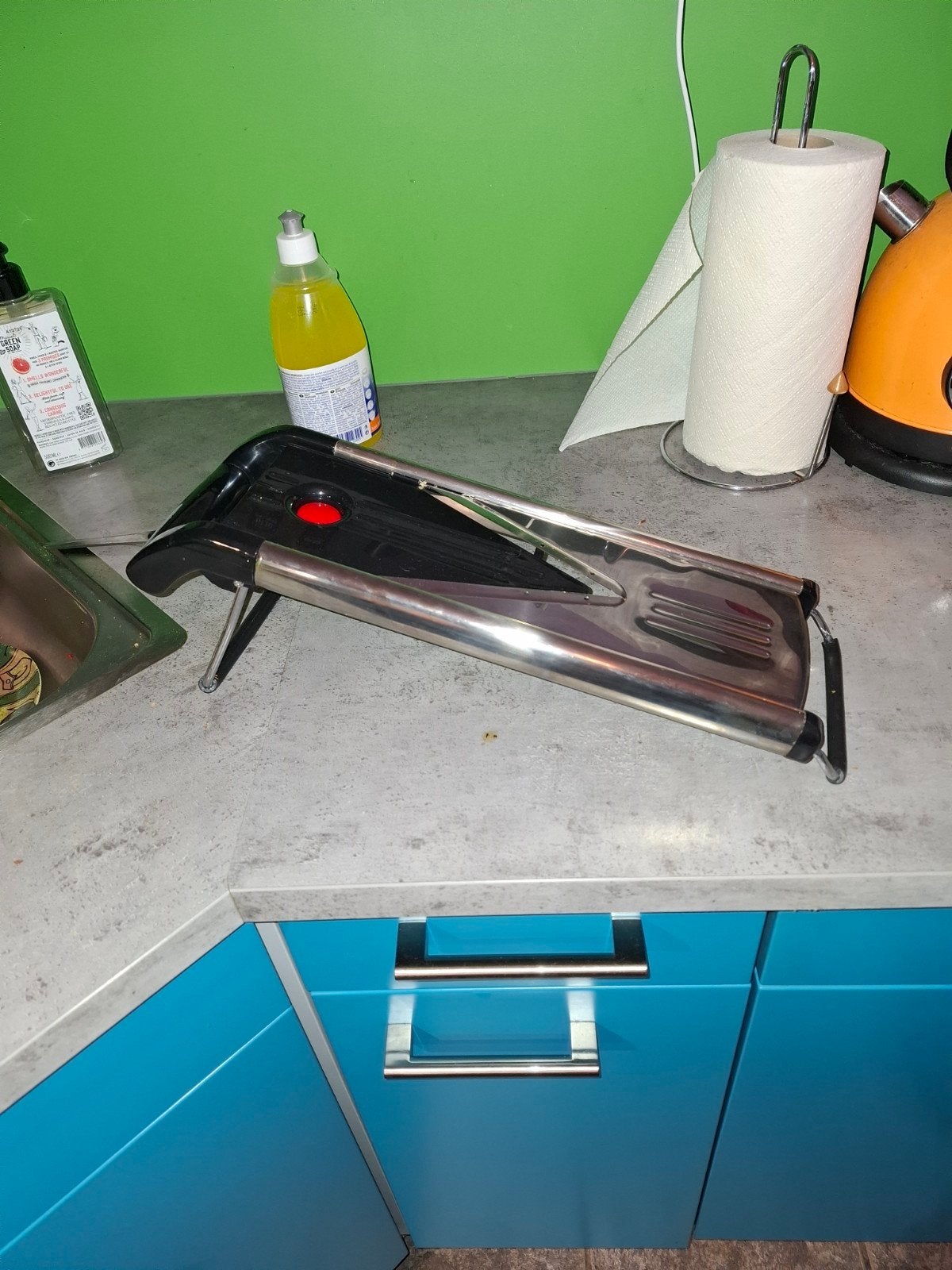 Mandoline voor groenten - RVS met diverse snijbladen, Ophalen of Verzenden