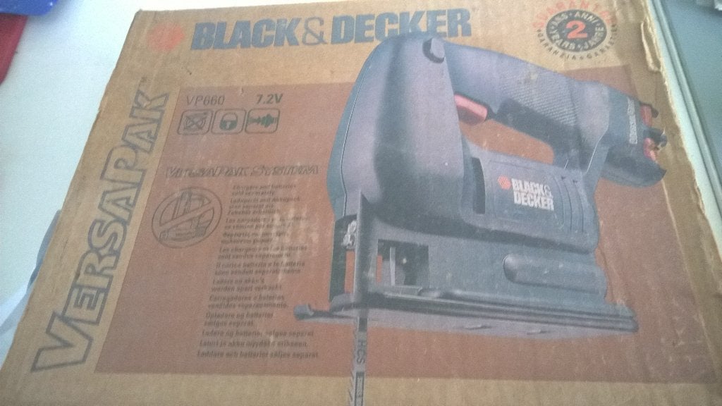 Decoupeerzaag- Black&Decker- 660Versapack+ 3 zaagjes, Decoupeerzaag, Ophalen of Verzenden, 30 tot 70 mm, 1200 watt of meer