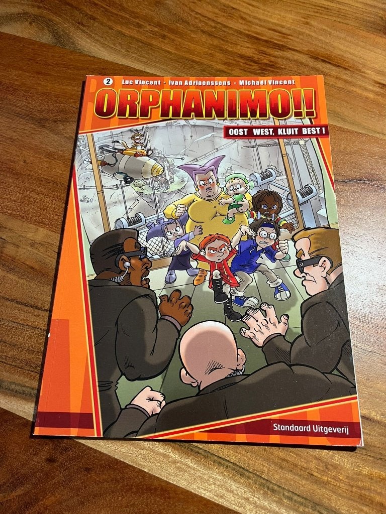 Orphanimo!! - Oost west, kluit best!, Boeken, Eén stripboek, Ophalen of Verzenden, Zo goed als nieuw