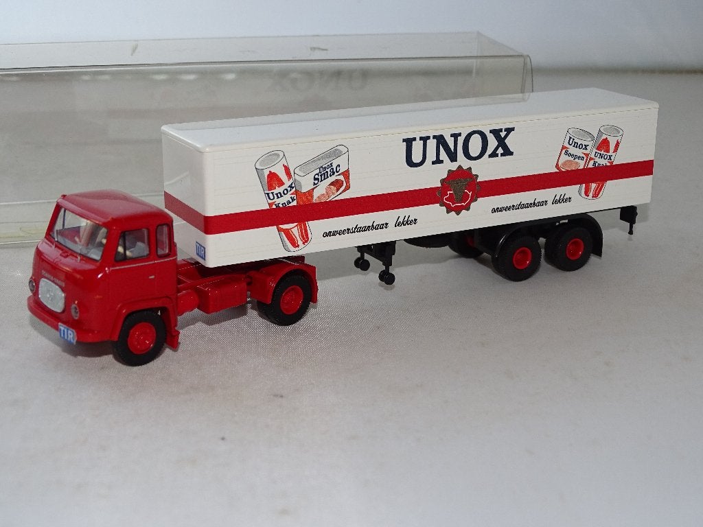 1/87 Brekina  Scania Unox, Ophalen of Verzenden, Nieuw, Bus of Vrachtwagen, Brekina