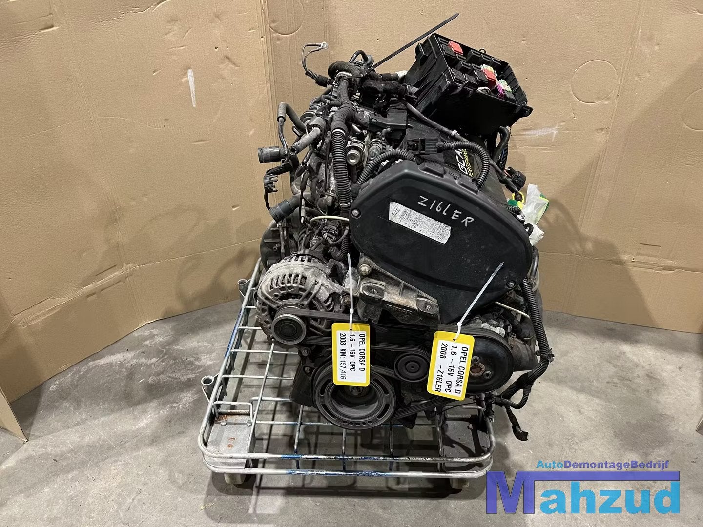 OPEL CORSA D 1.6 16V OPC Compleet motor Z16LER, Gebruikt, Opel Automobile GmbH, Ophalen of Verzenden, Kontakt@opel-infoservice.de